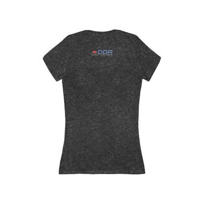 DDR Women’s Deep V-Neck Tee | Bella + Canvas 6035