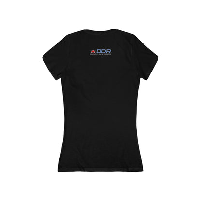 DDR Women’s Deep V-Neck Tee | Bella + Canvas 6035